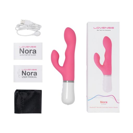 Lovense Nora Bluetooth Remote-Controlled Long-Distance Rabbit Vibrator - Image 4