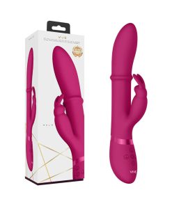 Vive Halo – Stimulating Ring Rechargeable G-Spot Rabbit Vibrator (Pink)