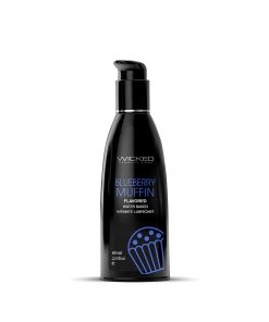 Wicked Aqua Blueberry Muffin Water-Based Lubricant 2 Oz.