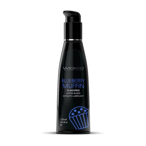 Wicked Aqua Blueberry Muffin Water-Based Lubricant 4 Oz.