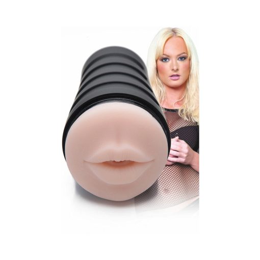 Curve Toys Mistress Dani Deluxe Mouth Stroker Light - Image 10