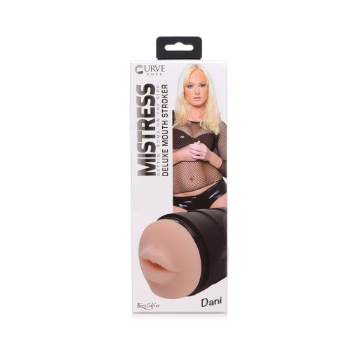 Curve Toys Mistress Dani Deluxe Mouth Stroker Light - Image 11