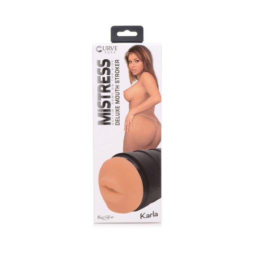 Curve Toys Mistress Karla Deluxe Mouth Stroker Medium - Image 11