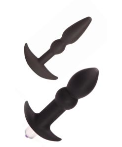 Tantus Perfect Plug Anal Plug Kit Onyx