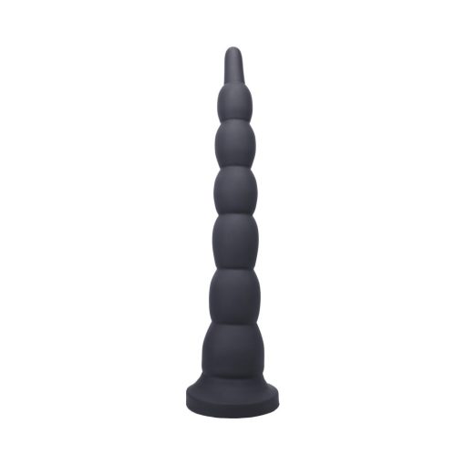 Tantus Cowboy Beaded Dildo Onyx (Box) - Image 2