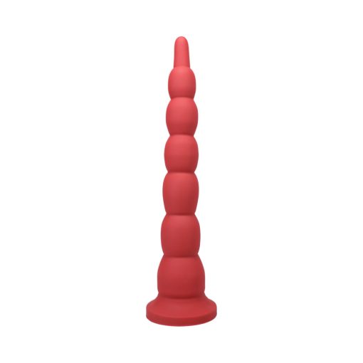 Tantus Cowboy Beaded Dildo Ruby (Box) - Image 2
