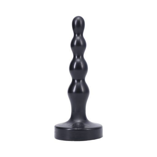 Tantus Ripple Small Beaded Anal Plug Onyx - Image 2