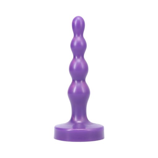 Tantus Ripple Small Beaded Anal Plug Amethyst - Image 2