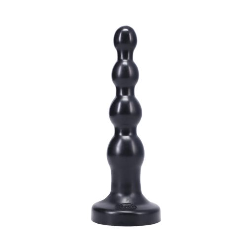 Tantus Ripple Large Beaded Anal Plug Black - Image 2