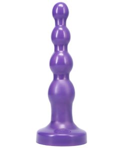Tantus Ripple Large Beaded Anal Plug Midnight Purple