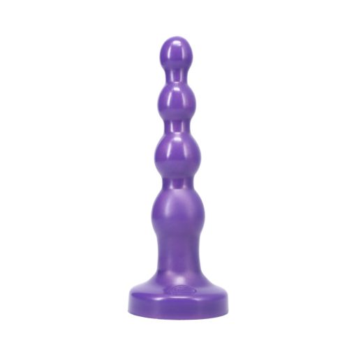 Tantus Ripple Large Beaded Anal Plug Midnight Purple - Image 2