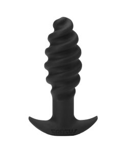 Tantus Twist Anal Plug Onyx (Bag)