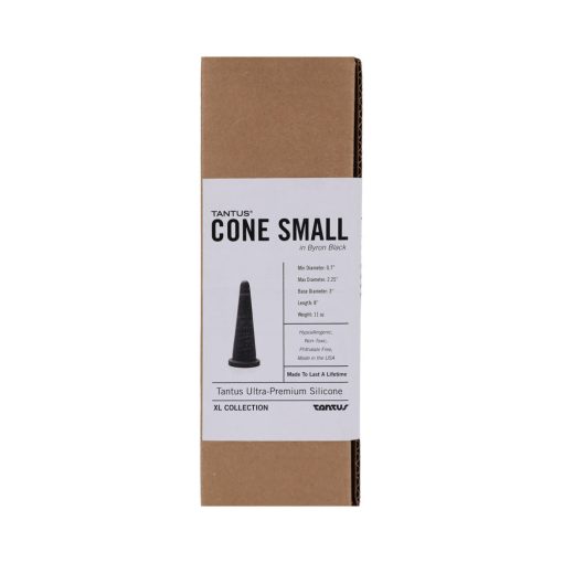 Tantus Cone Small Dildo Onyx (Box) - Image 3