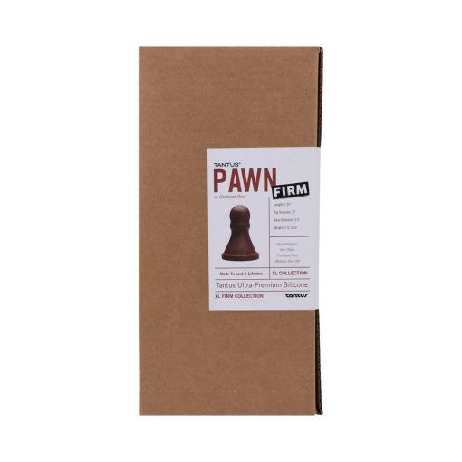 Tantus The Pawn Firm Dildo Garnet (Box) - Image 3