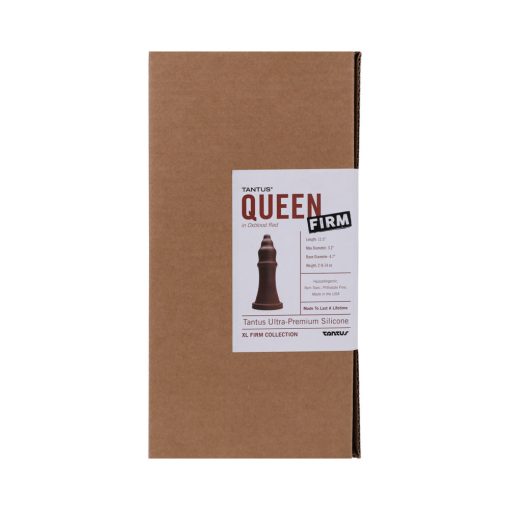 Tantus The Queen Firm Dildo Garnet - Image 3