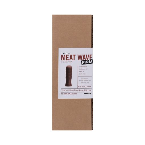 Tantus Meat Wave Firm Anal Plug Oxblood (Box) - Image 3