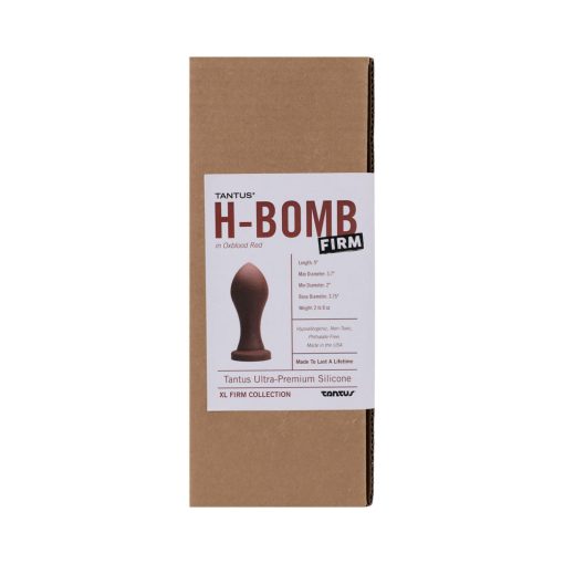 Tantus H-Bomb Firm Dildo Garnet (Box) - Image 3