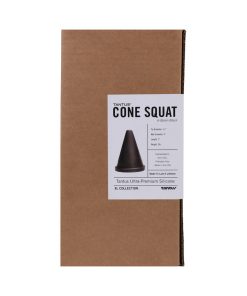Tantus Cone Squat Dildo Onyx (Box)
