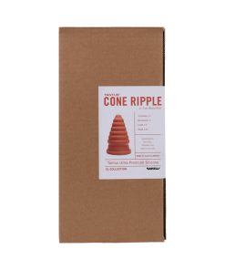 Tantus Cone Ripple Dildo Ruby (Box)
