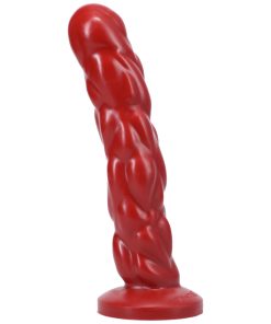 Tantus Paisley Textured Dildo Ruby (Bag)