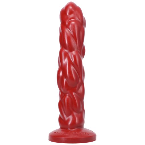Tantus Paisley Textured Dildo Ruby (Bag) - Image 2