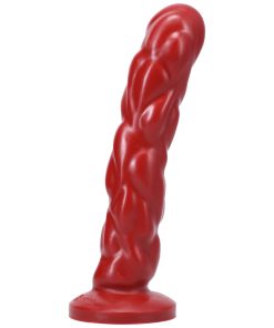 Tantus Paisley Textured Dildo Ruby (Bag)