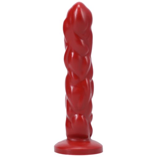 Tantus Paisley Textured Dildo Ruby (Bag) - Image 4