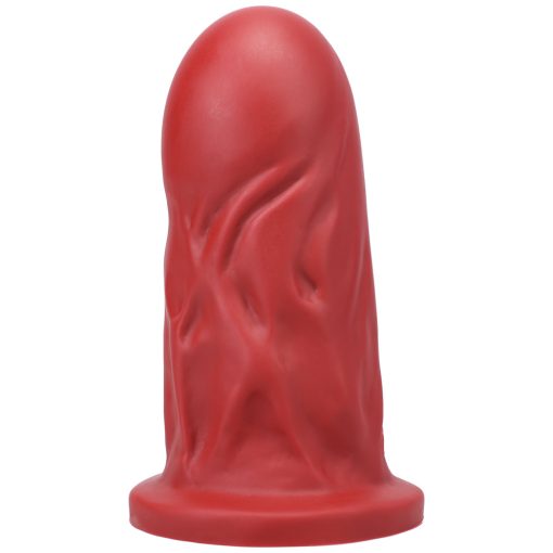 Tantus Mr. Universe Dildo – Large Silicone Dildo for Advanced Users (Ruby) - Image 4