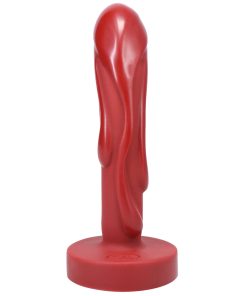 Tantus Mini Magma Textured Fantasy Dildo Crimson