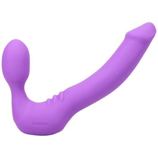 Tantus Strapless Classic Vibrating Strap-On Dildo Lavender - Image 2