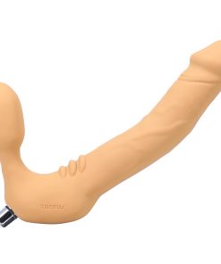 Tantus Real Strapless Vibrating Strap-On Dildo Honey