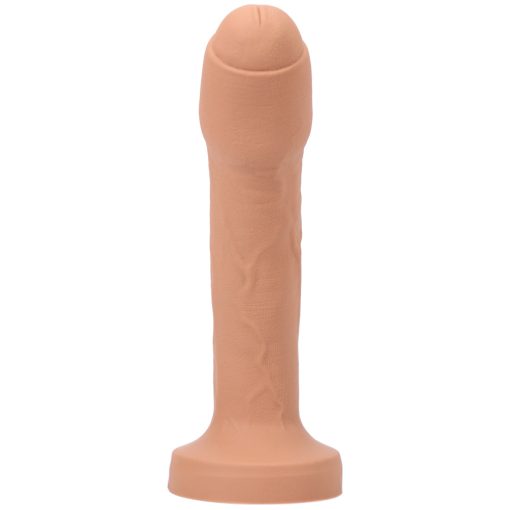 Tantus Uncut #2 O2 Dual Density Dildo Honey (Bag) - Image 4