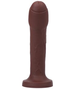 Tantus Uncut #2 O2 Dual Density Dildo Espresso