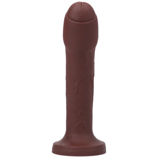 Tantus Uncut #2 O2 Dual Density Dildo Espresso - Image 4