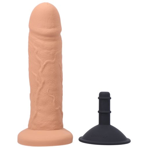 Tantus Sam O2 Vibrating Dual Density Dildo Kit Caramel (Bag) - Image 5