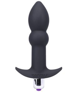Tantus Perfect Plug Plus Vibrating Anal Plug Onyx