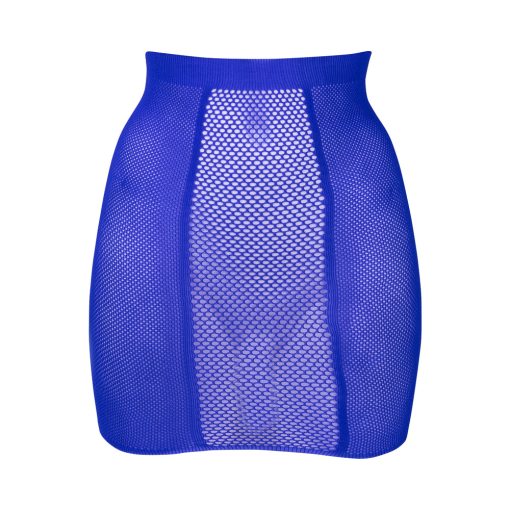 Le Desir Bliss High-Waist Fishnet Skirt Blue O/S - Image 6