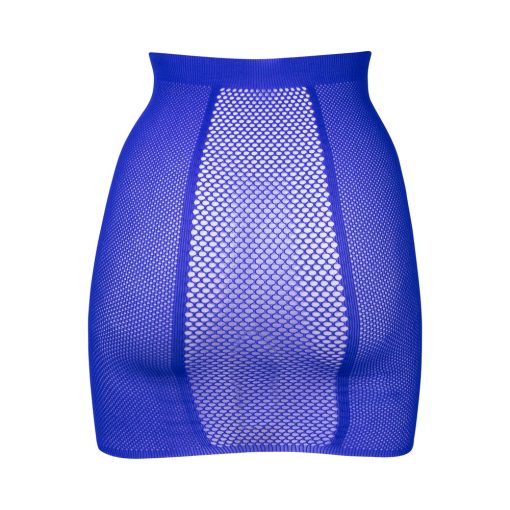 Le Desir Bliss High-Waist Fishnet Skirt Blue O/S - Image 7