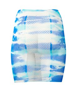 Shots Le Desir Bliss High-Waist Fishnet Skirt & Dazzling Rhinestone Sticker Multi O/S