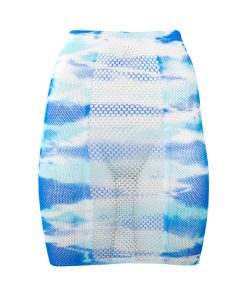 Shots Le Desir Bliss High-Waist Fishnet Skirt & Dazzling Rhinestone Sticker Multi O/S
