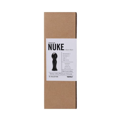 Tantus Nuke Dildo Black - Image 3