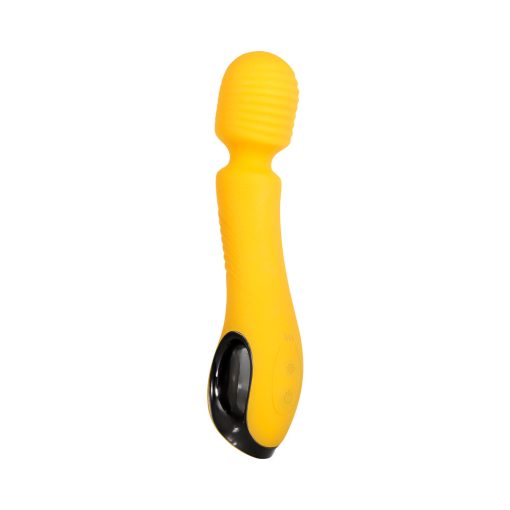 Evolved Buttercup Rechargeable Silicone Wand Vibrator Yellow - Image 3
