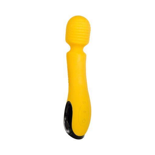 Evolved Buttercup Rechargeable Silicone Wand Vibrator Yellow - Image 4