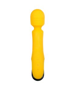 Evolved Buttercup Rechargeable Silicone Wand Vibrator Yellow