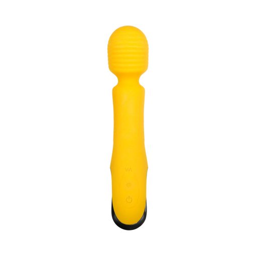 Evolved Buttercup Rechargeable Silicone Wand Vibrator Yellow - Image 5
