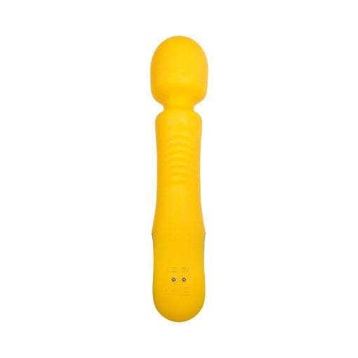 Evolved Buttercup Rechargeable Silicone Wand Vibrator Yellow - Image 6