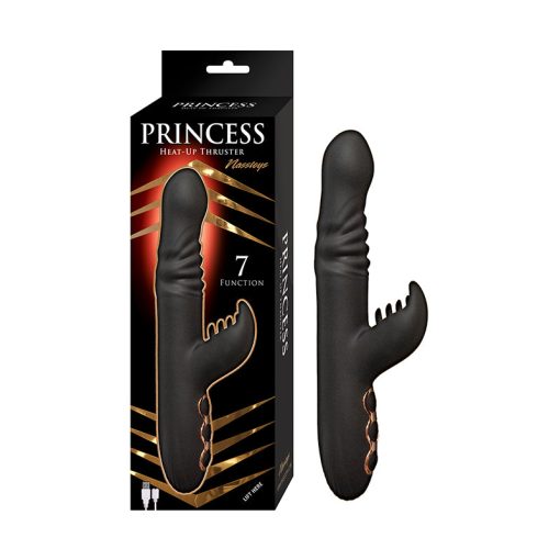 Princess Heat-Up Thruster – Heated Thrusting Vibrator (Black)