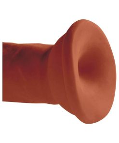 King Cock Plus 6 In. Triple Density Cock Realistic Dildo With Suction Cup Brown