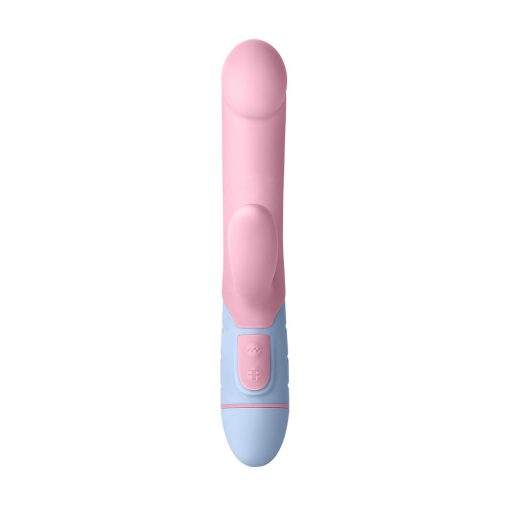 Femmefunn Ffix Rabbit Waterproof Silicone Dual Stimulation G-Spot Vibrator Light Pink - Image 2
