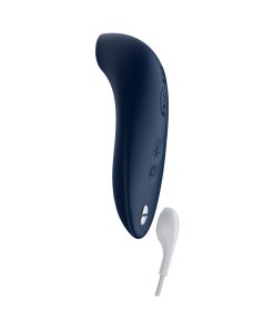 We-Vibe Melt Rechargeable Silicone Pleasure Air Clitoral Stimulator Midnight Blue